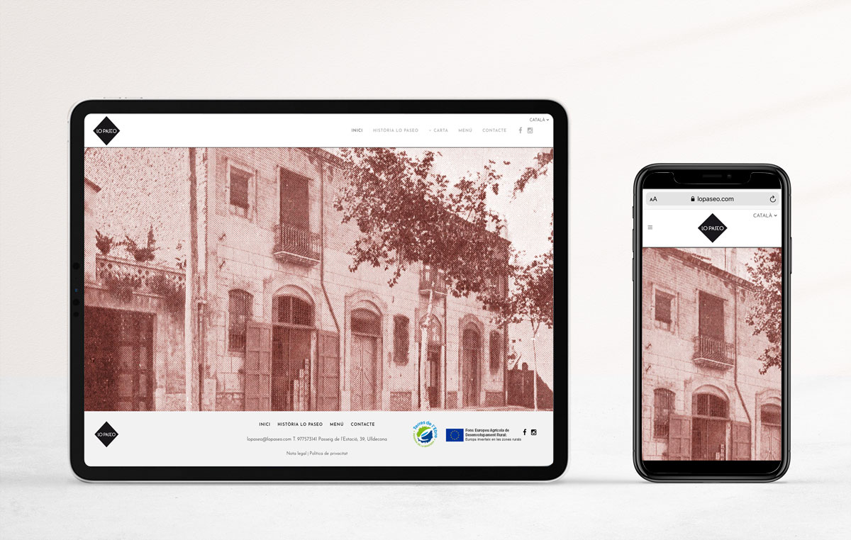 Diseño web para restaurantes. Estudi Marta Sansa